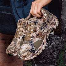 3539保罗骆驼跨境户外休闲男鞋防滑耐磨登山鞋男士帆布迷彩鞋