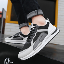 新款网面运动休闲跑步学生小白老爹潮鞋透气男鞋