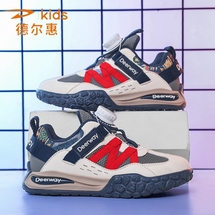 德尔惠7703 夏季新款双网儿童运动鞋28-38