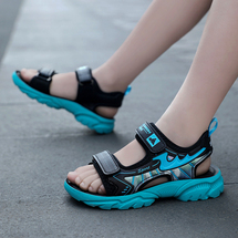 晋旺鞋业男童凉鞋夏季新品畅销5年沙滩鞋一体联帮