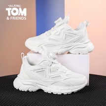 【了然鞋业】汤姆猫新款校园小白鞋儿童舒适休闲运动鞋28-38