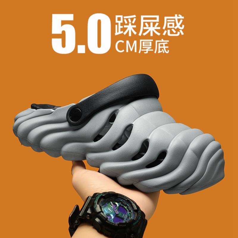 夏季爆款包头凉拖拖鞋男鞋潮鞋潮拖