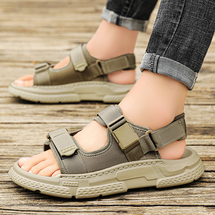 夏季新款时尚男士凉鞋拖鞋沙滩鞋