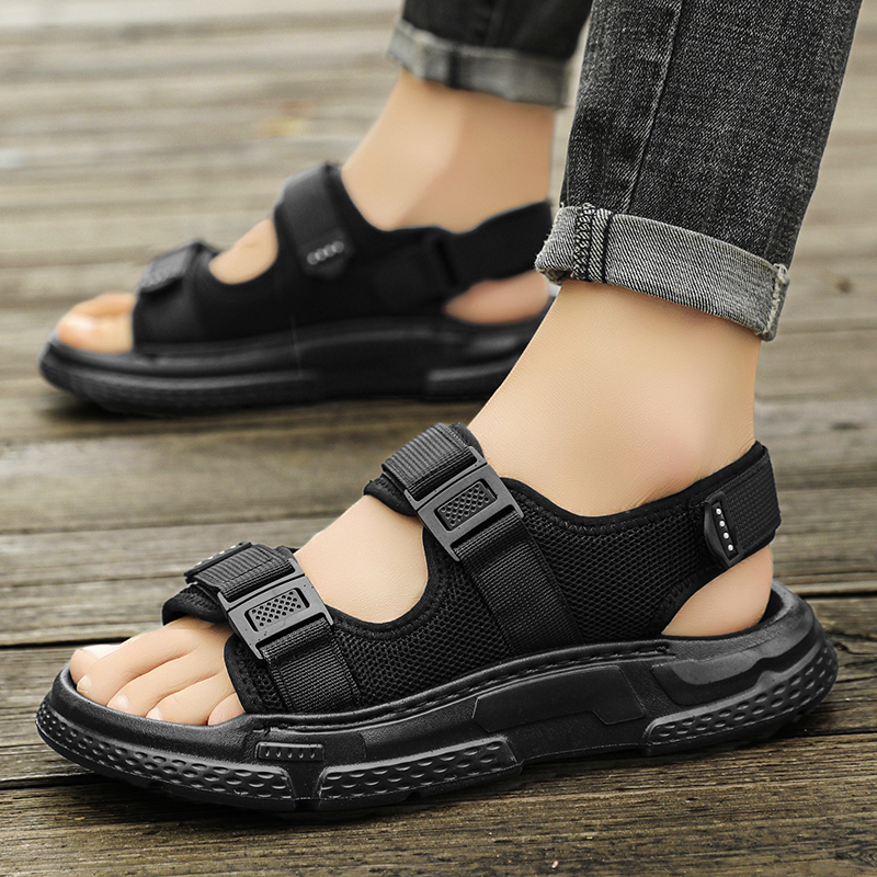 夏季新款时尚男士凉鞋拖鞋沙滩鞋