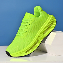 工厂直销66819全掌气垫夜光增高跑步鞋跨境有视频P75