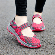 工厂直发不断码！夏季手工编织鞋女鞋老北京布鞋