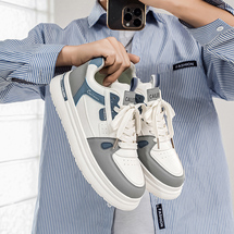 冷粘男鞋新款透气小白鞋子男潮流百搭轻便运动休闲板鞋潮鞋