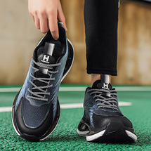 冷粘男鞋新款百搭软底透气运动鞋超轻休闲男士跑步鞋