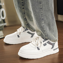 冷粘男鞋新款透气小白鞋子男潮流百搭轻便运动休闲板鞋潮鞋