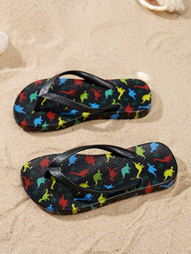 杰兔熊时尚跨境爆款儿童人字拖鞋