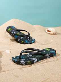 杰兔熊跨境爆款时尚儿童人字拖