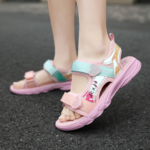 女童凉鞋夏季新品露趾沙滩凉鞋吸汗透气畅销跨境电商外贸