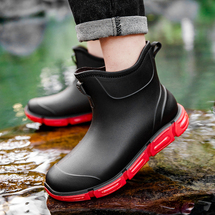 工厂直销YX539跨境爆款男士时尚雨鞋钓鱼水鞋P27