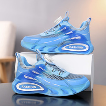 【了然鞋业】2026春新款儿童夏季透气单网运动鞋30-40