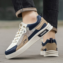 夏季男鞋新款透气镂空网鞋子男潮流百搭休闲运动板鞋潮鞋