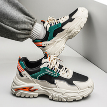 四季新款百搭休闲老爹鞋时尚潮鞋跑步运动鞋男