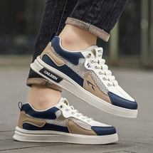 夏季男鞋新款透气镂空网鞋子男潮流百搭休闲运动板鞋潮鞋